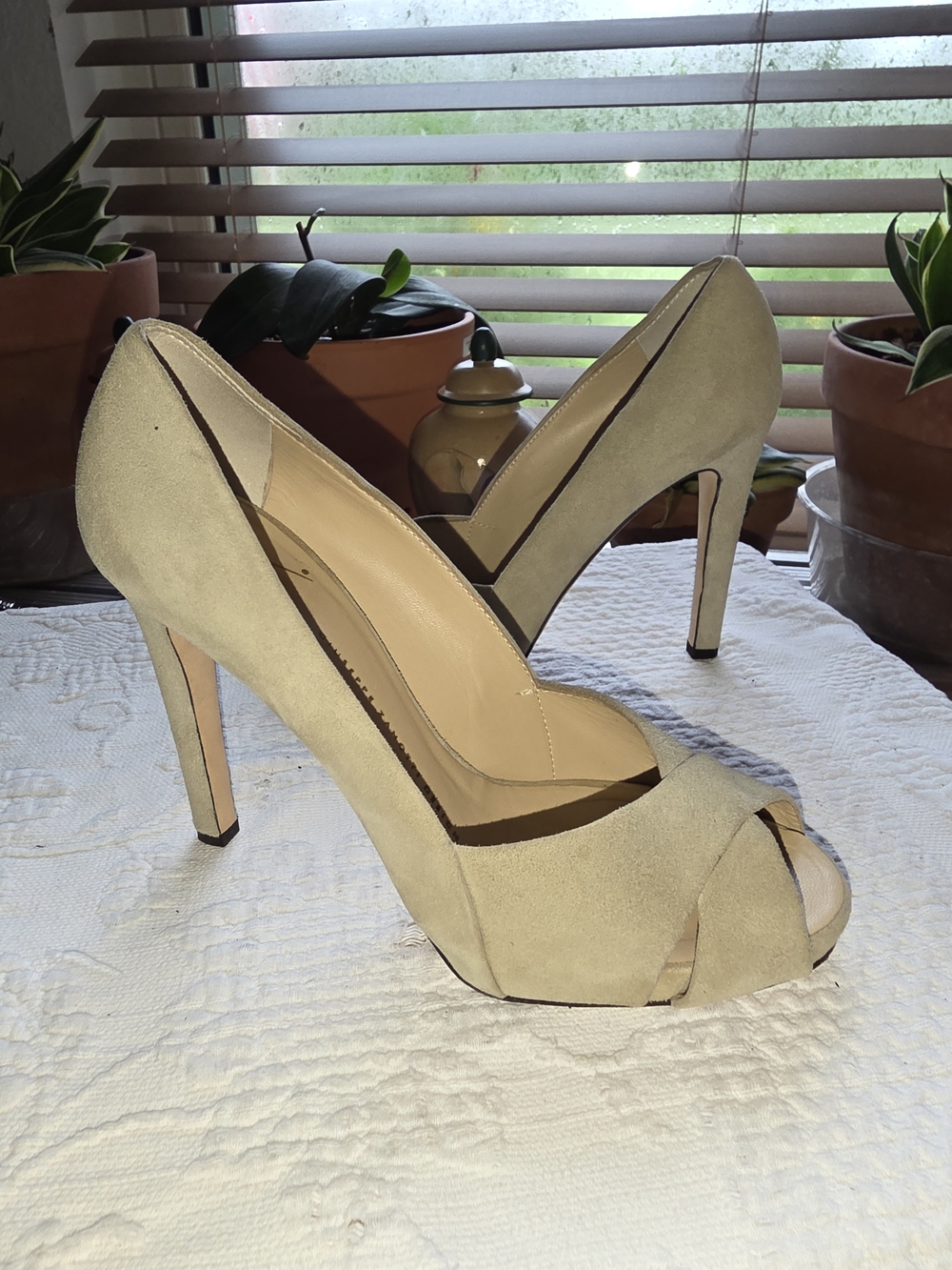 Giuseppe Zanotti Beige Luxury High Heels